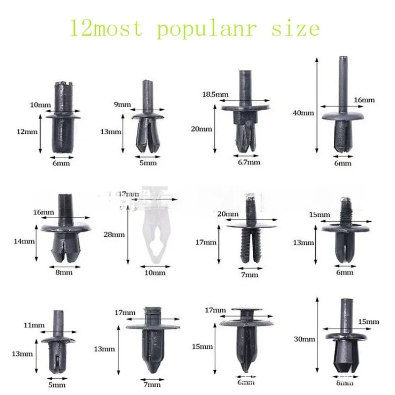 

Special for auto parts 350PCS buckle set Plastic buckle universal automotive buckle pay attention to size