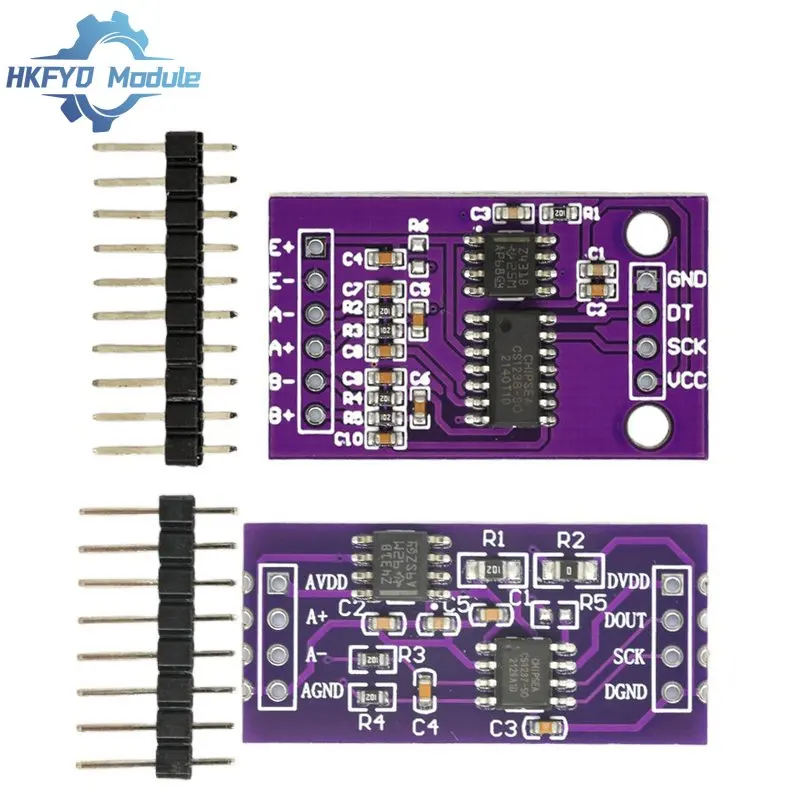 CS1237 24-bit ADC Module Onboard TL431 External Reference Chip Single-channel Weighing Sensing 24bit CS1238 Dual Channel