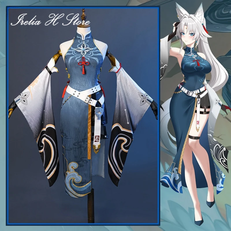 Irelia H Store Honkai: Star Rail Feixiao Cosplay Costume Game Feixiao Dress Halloween Costumes Women Party Cheongsam