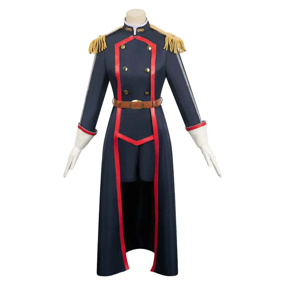 Female Tenka Izumo Cosplay Uzen Kyoka Anime Mato Seihei no Slave Costume Coat Dress Outfits Halloween Carnival Disguise Suit