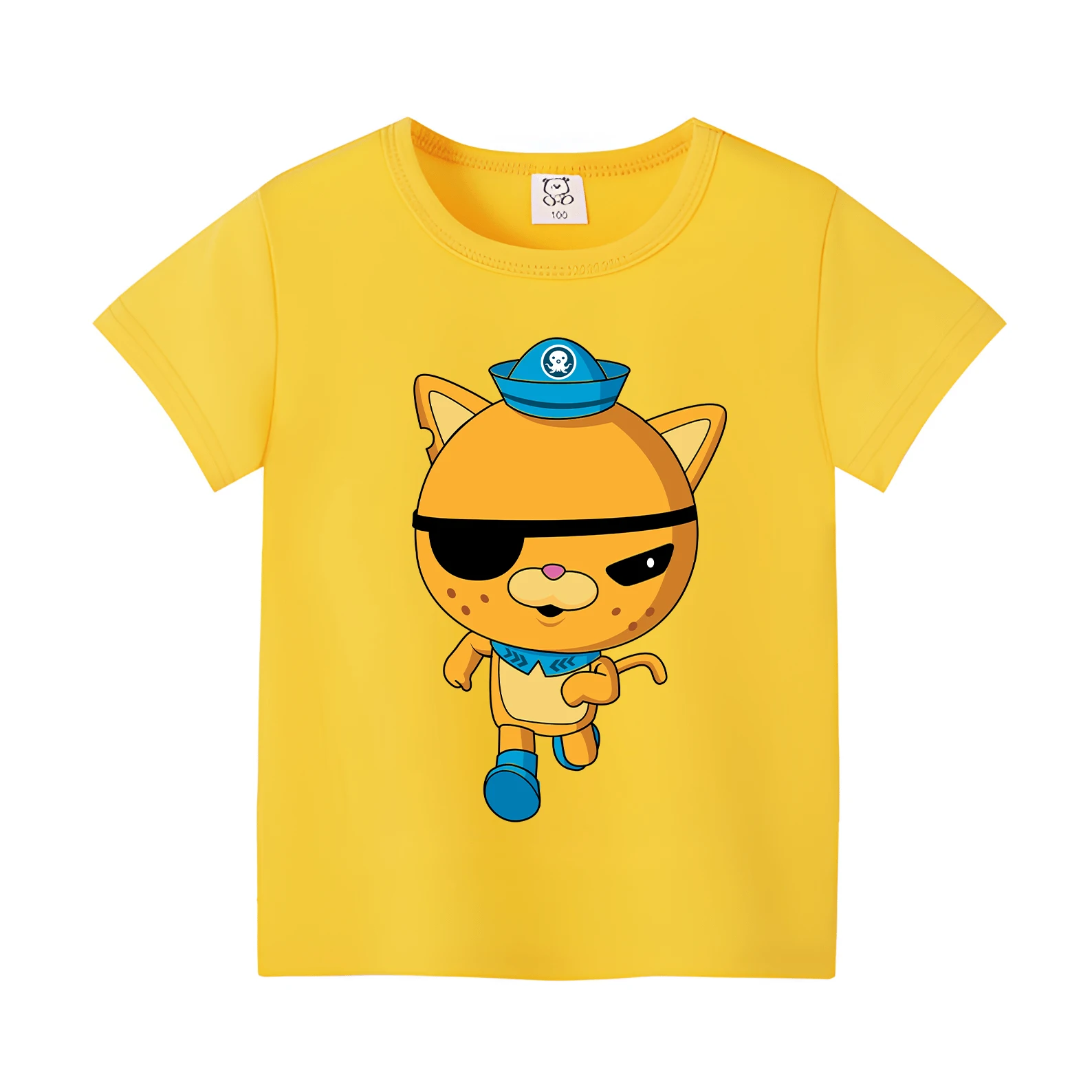 The Octonauts Summer Children's T-shirt Duck100% Cotton Tops Top Clothes for Children Winx 2024 Kids Clothes Pikmin Short Sleeve