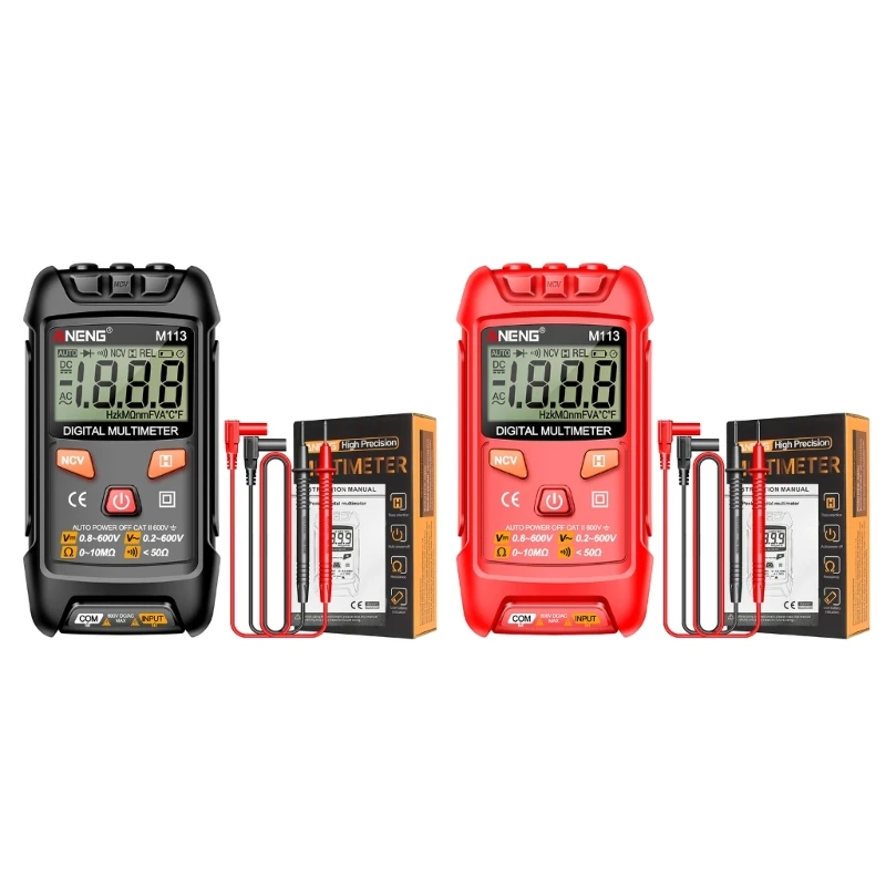 Multimeter Resistance Tester 1999 Counts Digital Meter Auto-off with On Off Beeps Data Retention Function