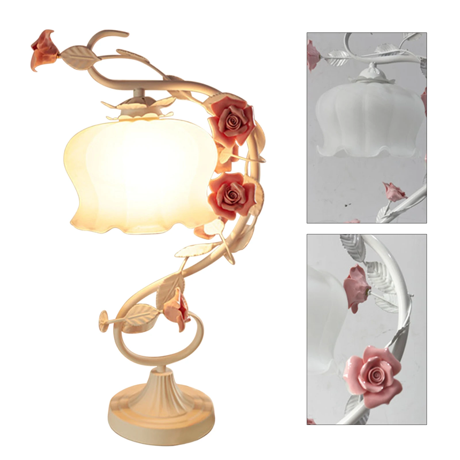 Tisch lampe europäischen Stil Schlafzimmer Nachttisch lampe Prinzessin Garten kreative Ehe Hochzeit Raum dekoration