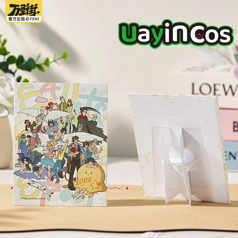 Original All Saints Street Laser Shikishi Act Paper Collection Drawing Board Ornament Doll Accessories Anime Figure Game Toy K