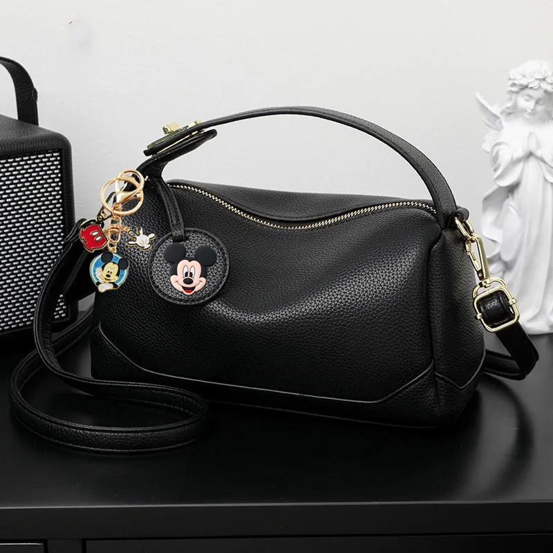 

Женская сумка через плечо с Микки Маусом, весенне-осенняя новая модная универсальная сумка-подушка через плечо Advanced Sense Disney из искусственной кожи