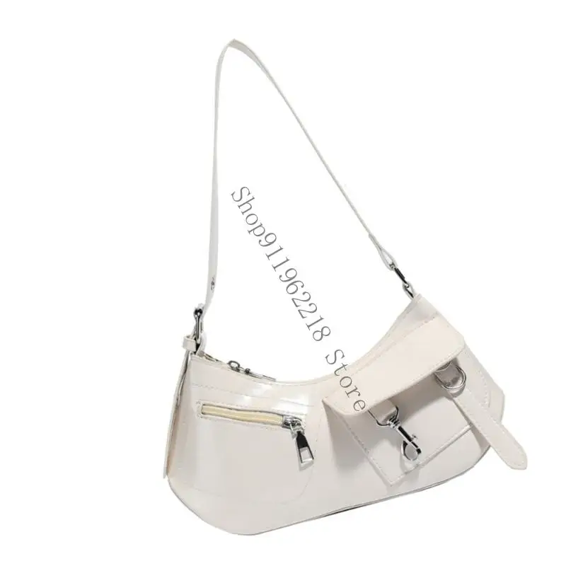 

Women's Shoulder Carry Bag With Comfortable Strap Spacious Compartments And PU Fabric Underarm Purse 066F