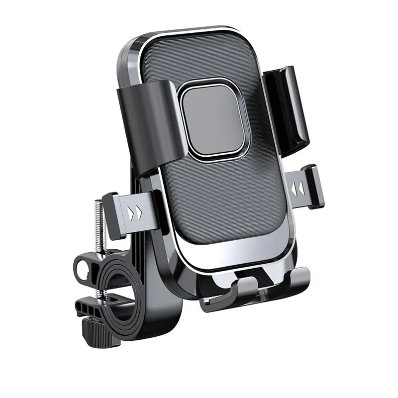 Moto Bike Phone Holder, One Hand Operation And 360° Rotatable Phone Holder For Motorcycle And Scooter