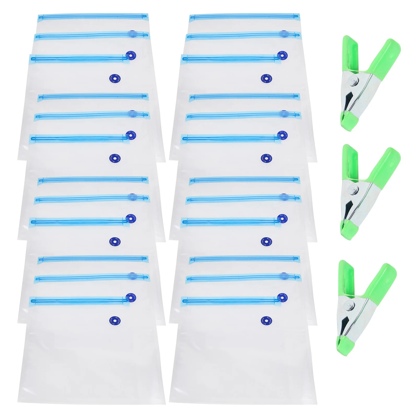 

1Set Vacuum Sealing Bag Food Preservation Storage Bag Reusable for Meat Vegetables Fruits Fresh Keeping Sealer Strip Easy Use