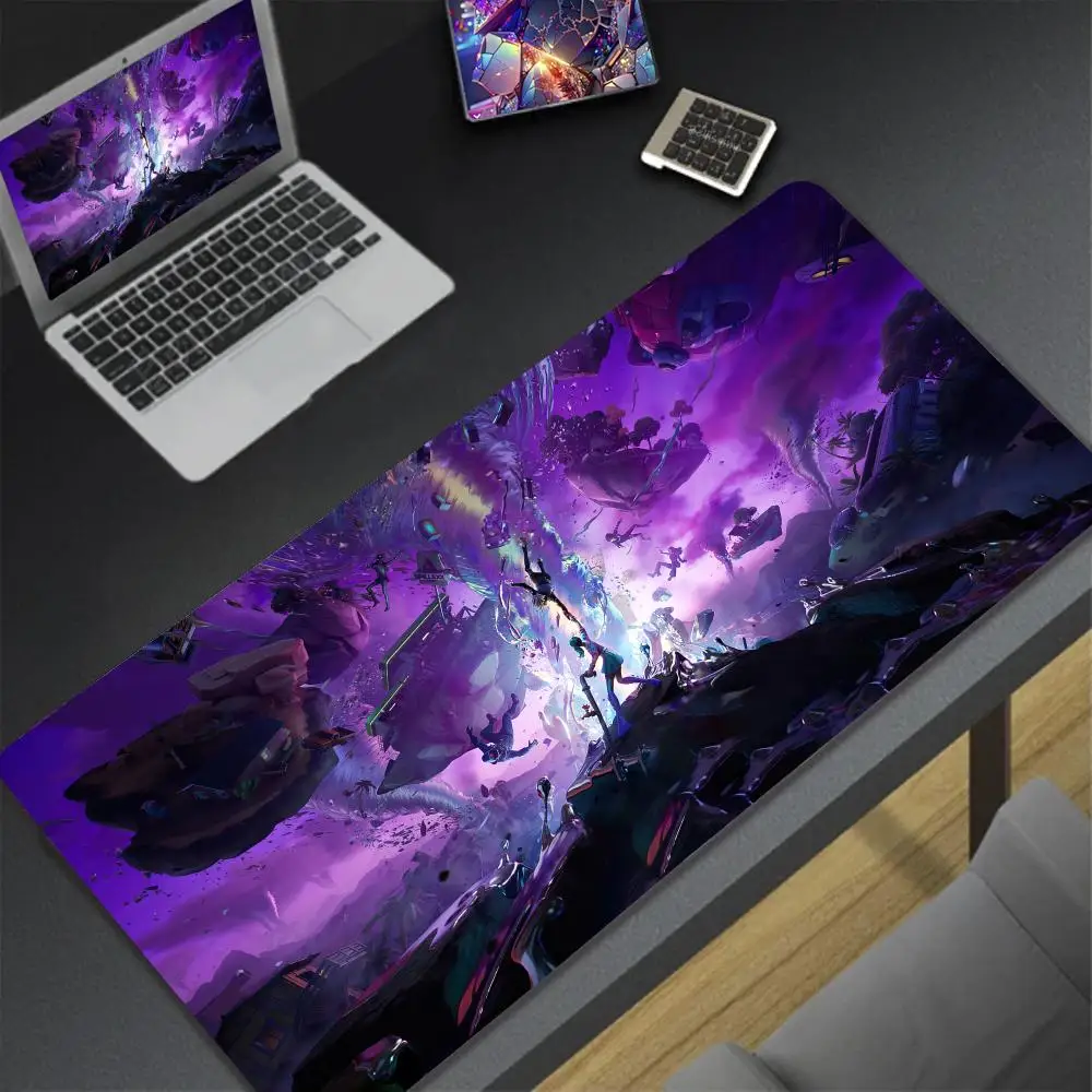 Mouse F_FORTNITES Pad Hentai Pink art Non-Slip Gaming XXL 900x400 Rubber Office gadgets Edge Desk accessories locking Mousemat