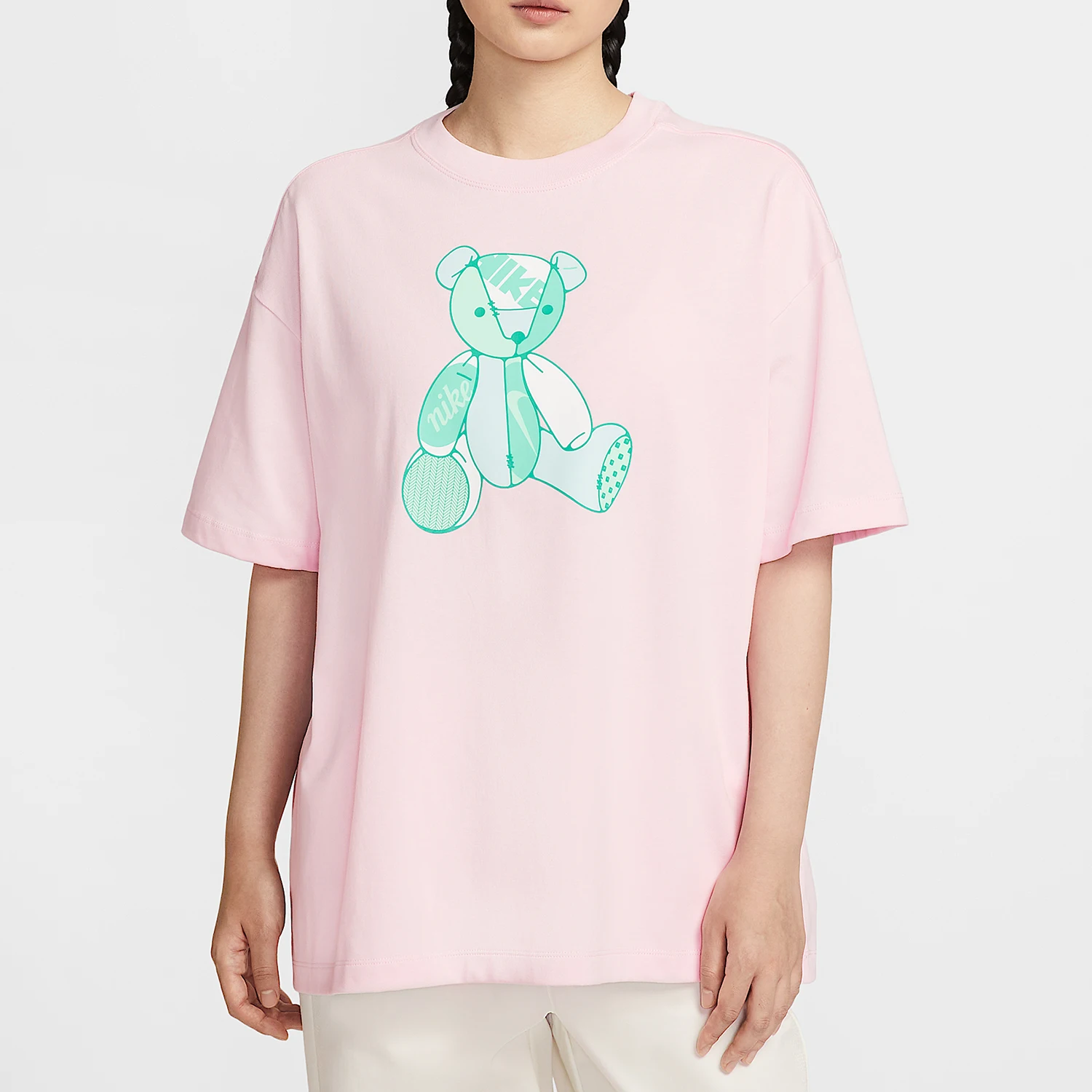 

Nike Originals 2025 Women's Knit Casual Printed Breathable Loose T-shirt IM3380-663