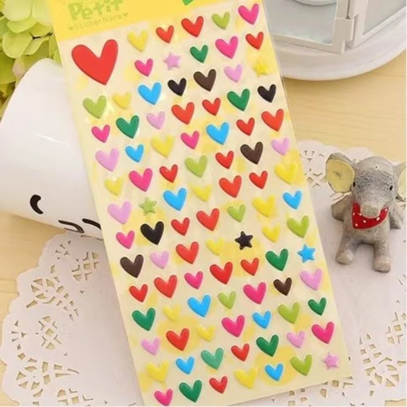 ملصقات قرطاسية كرتونية للأطفال ثلاثية الأبعاد فقاعة ثلاثية الأبعاد على شكل حيوانات صغيرة لرياض الأطفال هدية تعليمية مبكرة جميلة