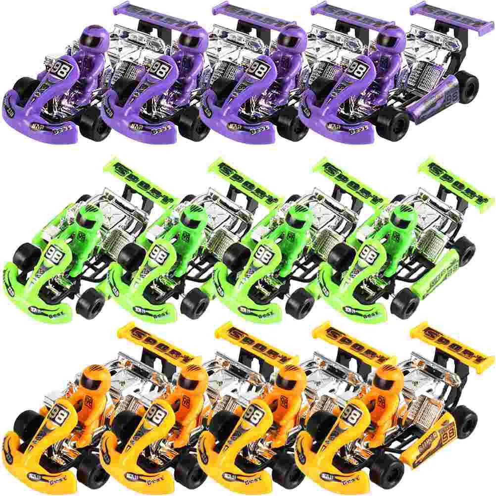 12 Pcs Pull Back Kart Beach Toys Car Party Favors Kid Kidcraft Playset Karting Preschool