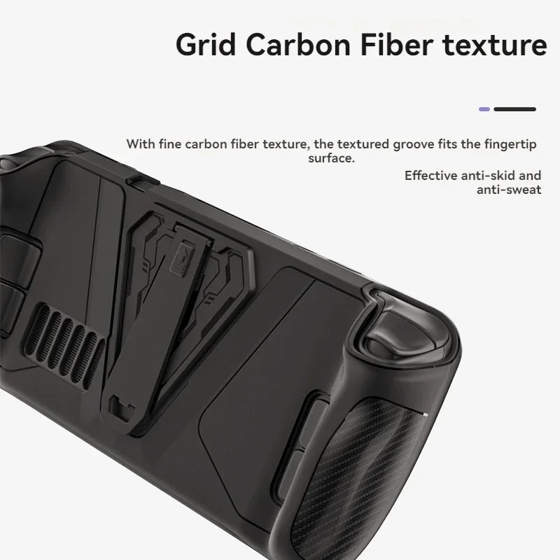 Suitable for Steam Deck/oled Console Protective Case Alloy Folding Bracket with Anti-drop Portability