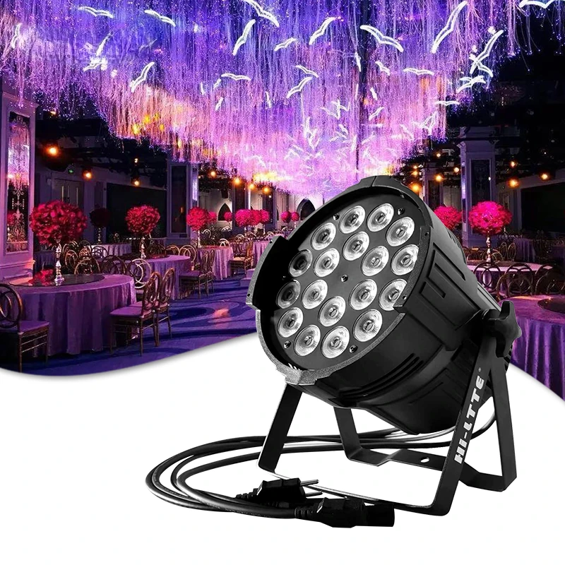 

200W Botai stage lighting 18 * 10W 4 IN 1 Slim RGBW Par Lamp led stage light par small For Disco Party Bar Dj Stage