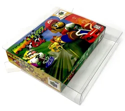 5 Box  for Nintendo SNES/N64 CIB Game Box Protector Clear Protective Sleeve Case
