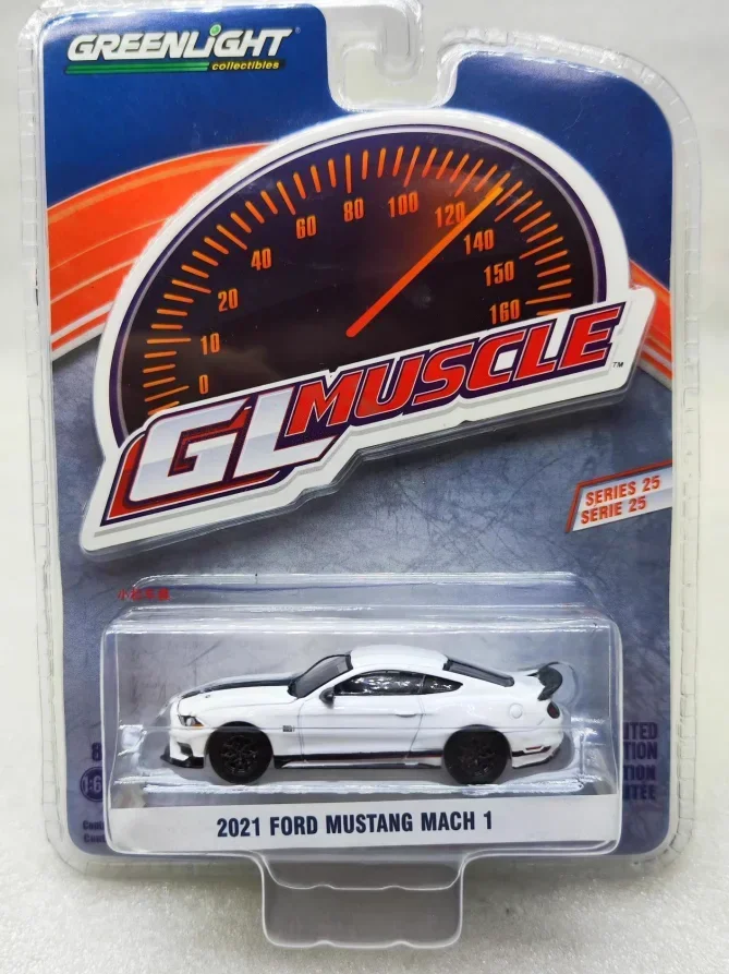 Ford Mustang Diecast Metal Alloy Model Car Toys, Gift Collection, All 1:64 Series, 2021