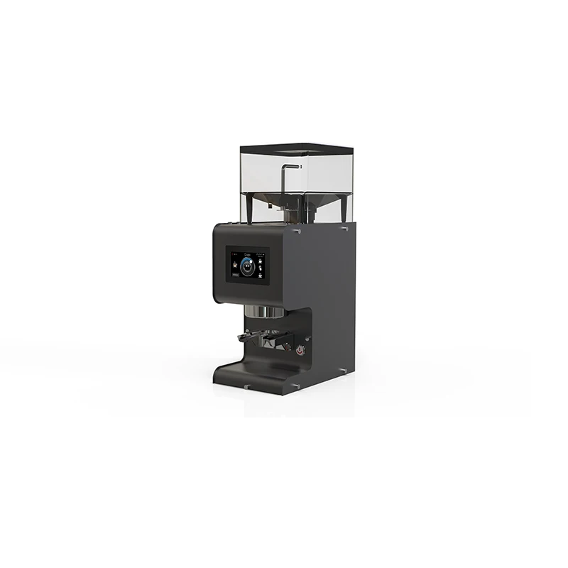 

New Manufacture 74 Burr Speed Adjustable Electric Grinder Coffee Bean Mill Machine With Tamper For Commercial Usage