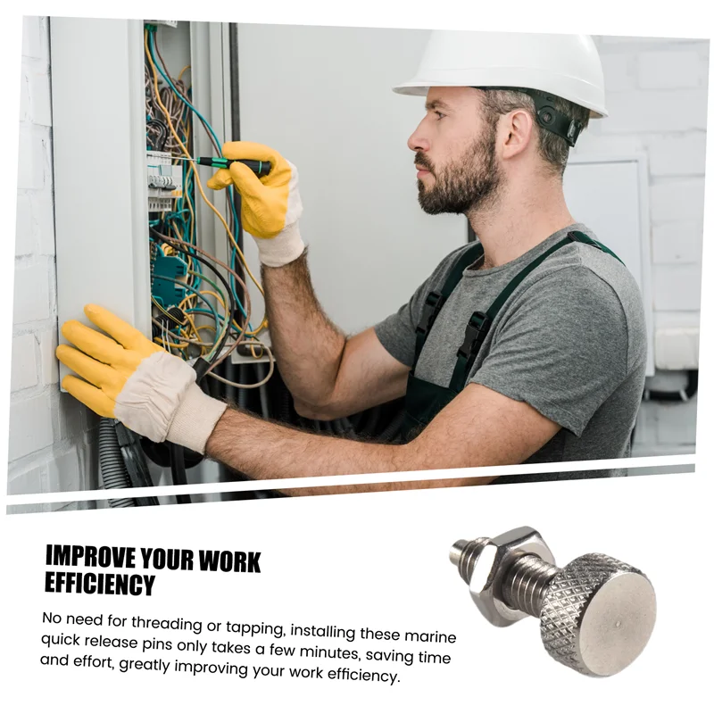 مكبس زنبركي قابل للسحب يدويًا من ABGR مع مقبض مخرش من الفولاذ المقاوم للصدأ قفل من نوع M6 دبابيس تحرير لصندوق الأدوات المتداول