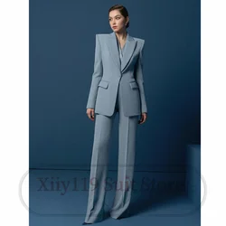 Elegant Women's Sets for Women 2 Pieces Women's Suit Serge Business Casual Elegant Two Piece Suit Groups of Pant Woman Clothing