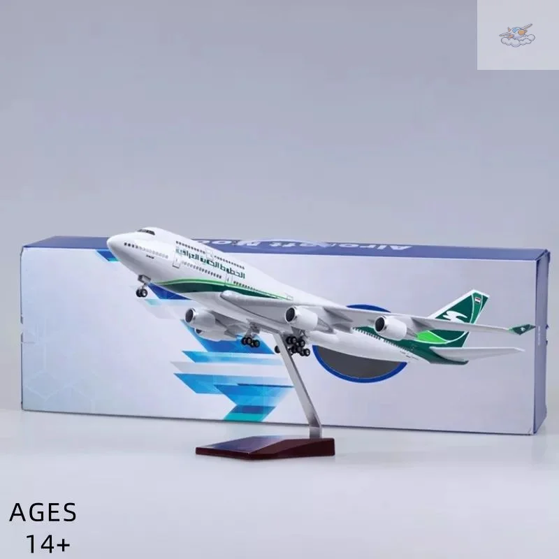 hang-kun-iraqi-boeing-747-freighter-1-85-scale-die-cast-resin-aircraft-model-with-base-approx-185-inches-long