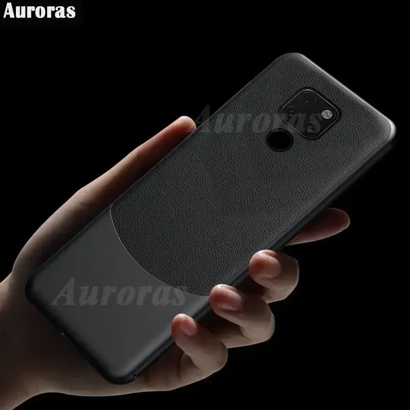 For Huawei Mate 20 Case Car Magnetic Suction Leather Soft Shockproof Cover For Huawei Mate 20 Pro 20X mate Back Casing