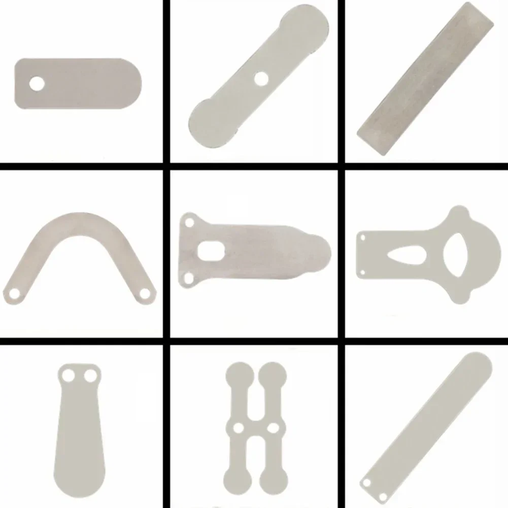 10 stücke Luft Kompressor Ventil Platte Stille Öl Frei Kolben Maschine Eisen Platte Luft Kompressor Metall Platte Pumpe Kopf Ventil Platte