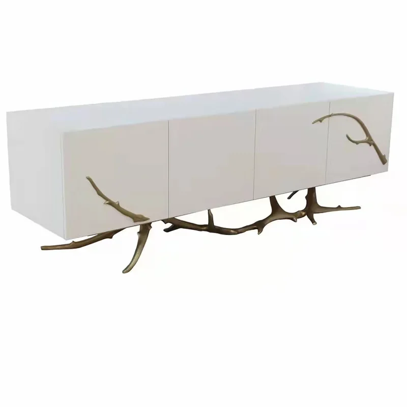 

Villa living room luxury storage decorative cabinet