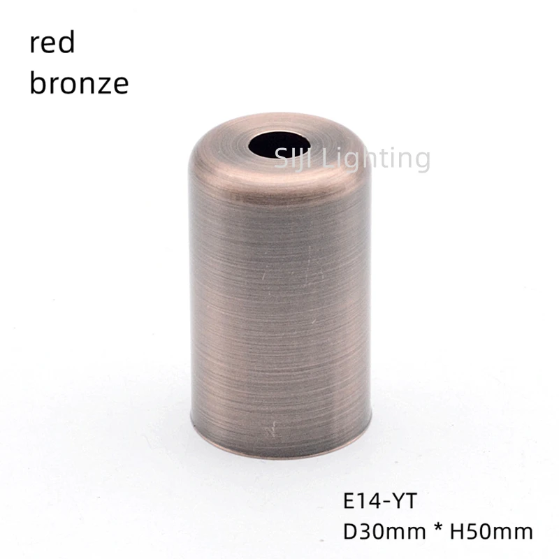 E14 Lamp Cup 30X50mm Iron Cover Cup Lamp Base Socket Lamp Holder E14 Lamp Holder Cover Cap Led Chandelier Pendant Light Bases