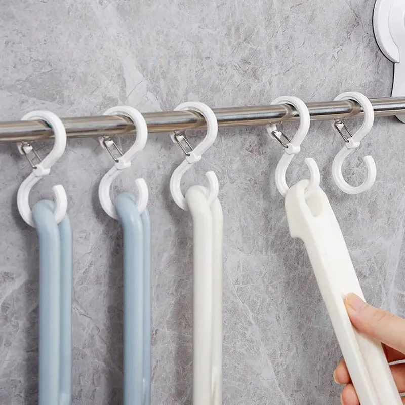 

2 шт. фигурных кухонных крючков для сумок, пальто, шляп, для крепления на перила, держатели для ванной комнаты, S-образные крючки для вешалок