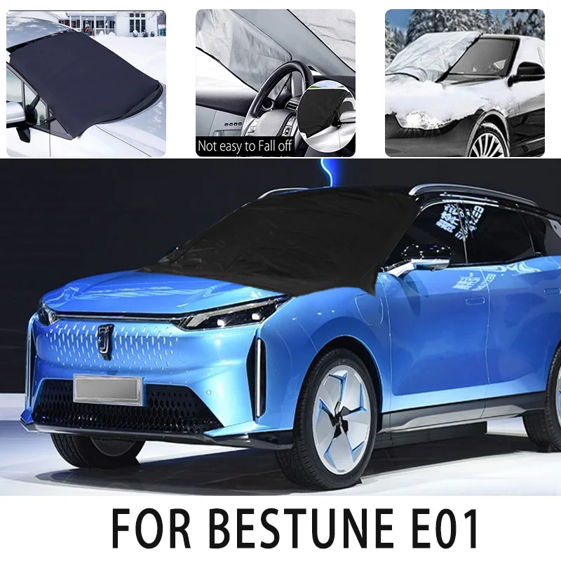 

Car snow cover front cover for BESTUNE E01 snowprotection heat insulation shading, wind Frost prevention car accessories