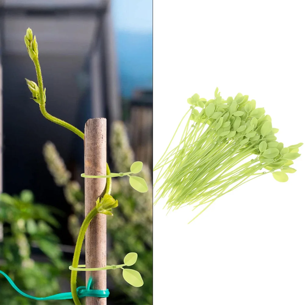 Secure Plant Support Solutions Cable Management Plant Support Fasteners Leaf Cable Ties Decorative Leaf Shape Abundant Supply