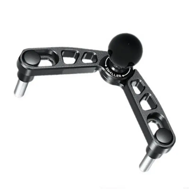 

M76E Heavy Duty Motorcycle Fork Stem 25mm Ball Base Adjustable Aluminum Alloy Mount With Double Socket Arm For Device Holder