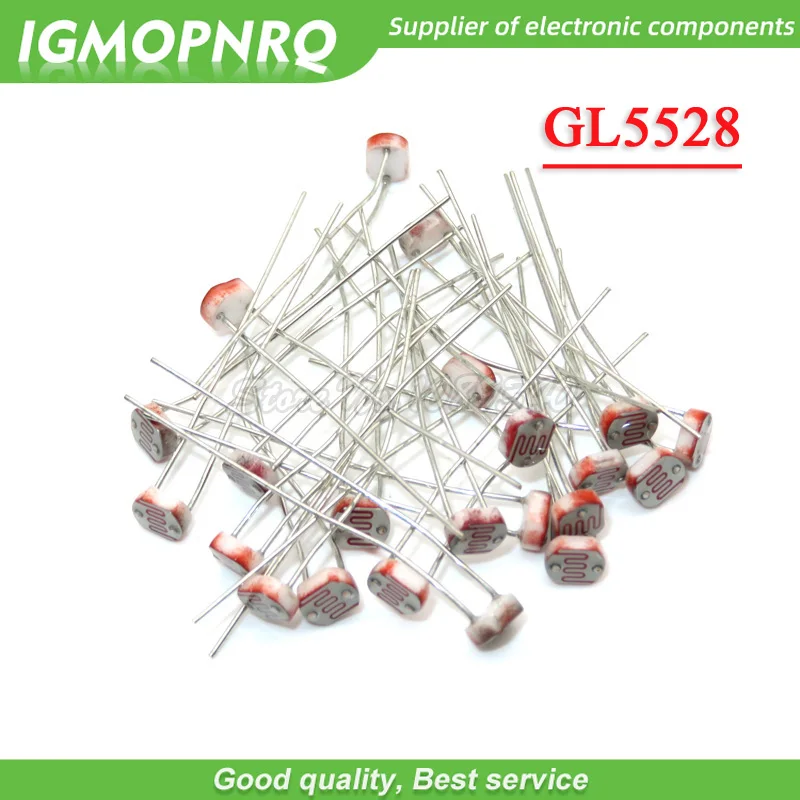 

30pcs Photo Light Sensitive Resistor Photoresistor Optoresistor 5mm GL5528 DIP New Original Free Shipping