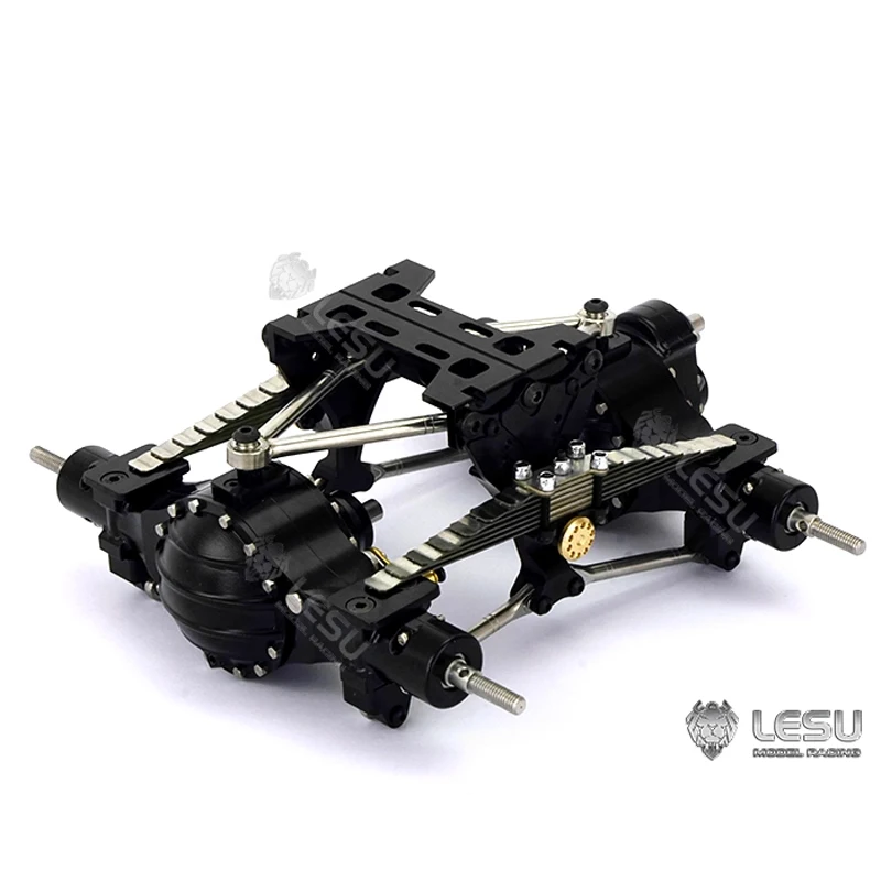 Lesu Modell Aktualisiertes Federungskit Pneumatische Ersatzteile für 1/14 RC Tamiya Man Hydraulische Traktoren Anhänger Ferngesteuerte LKWs RC-Autos – Detail 8