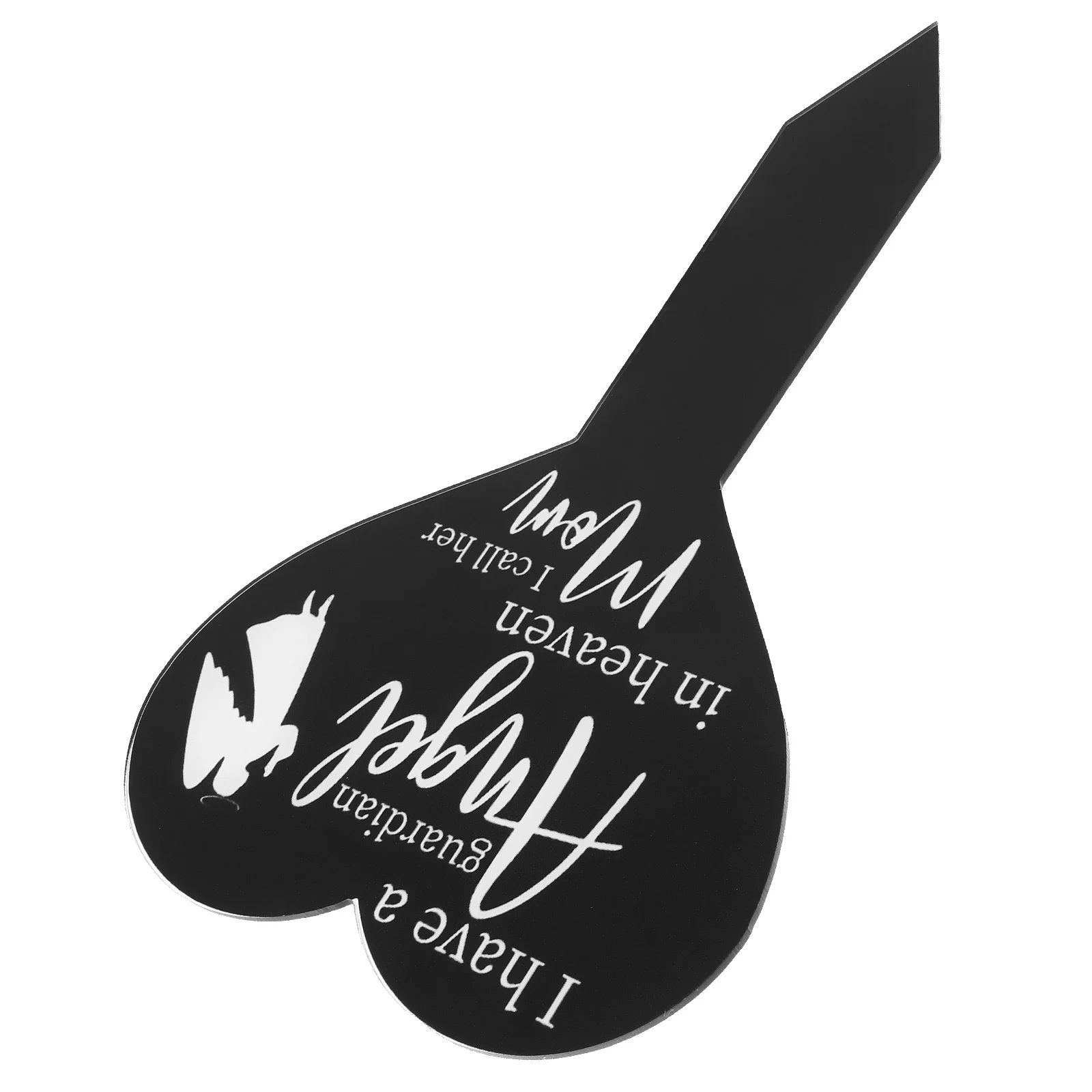 

Pet Memorial Stake Acrylic Heart Shaped Grave Cemetery Decoration Garden Lawn Yard Sign Marker Stakes For Pets Graves
