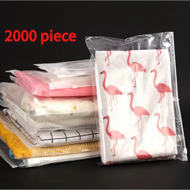 

20 00piece.Custom.Custom Logo Eco Friendly Pvc Frosted Matte Plastic Packaging Zipper Poly Mailing Bag Cloth