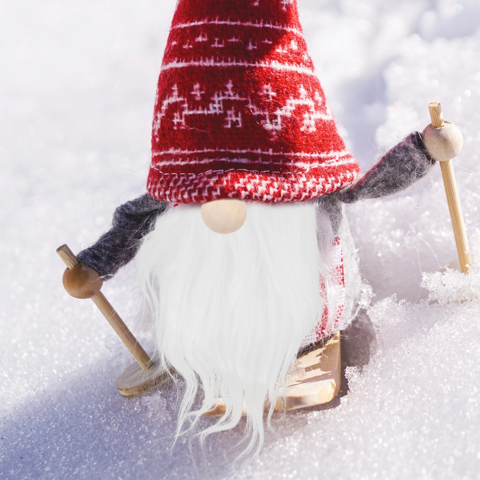 

1 set 1 Set Pre-Cut Gnome Beard Braids Cotton Artificial Beard For Diy Gnome Making Craft Projects Handmade Accessories Warm