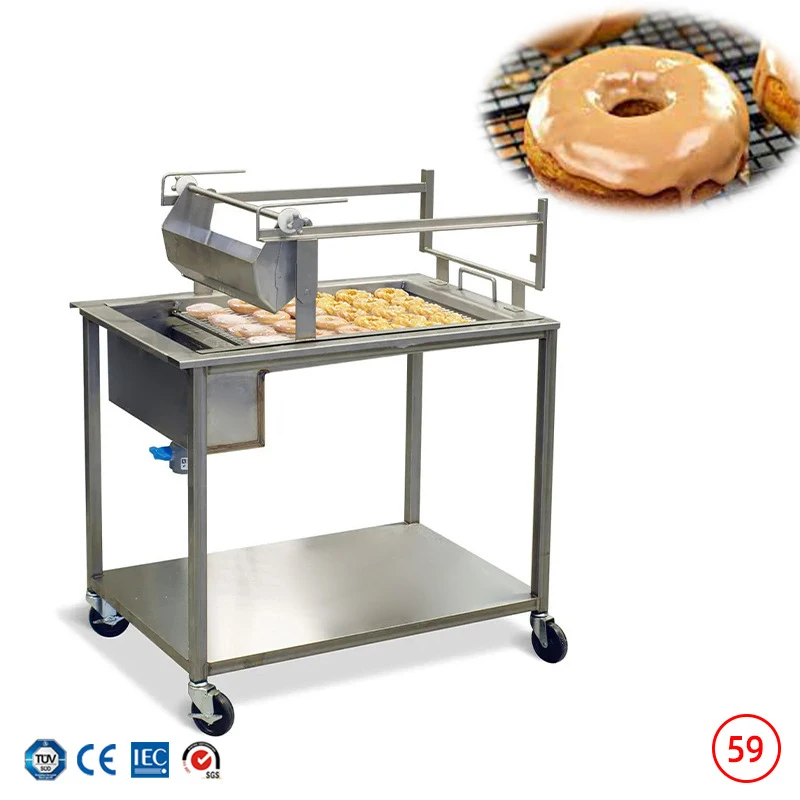 Chocolate Depositing Machine, Handmade Oatmeal Chocolate Glaze Equipment, Cocoa Butter Coating Machine, Chocolate Sizing Machine