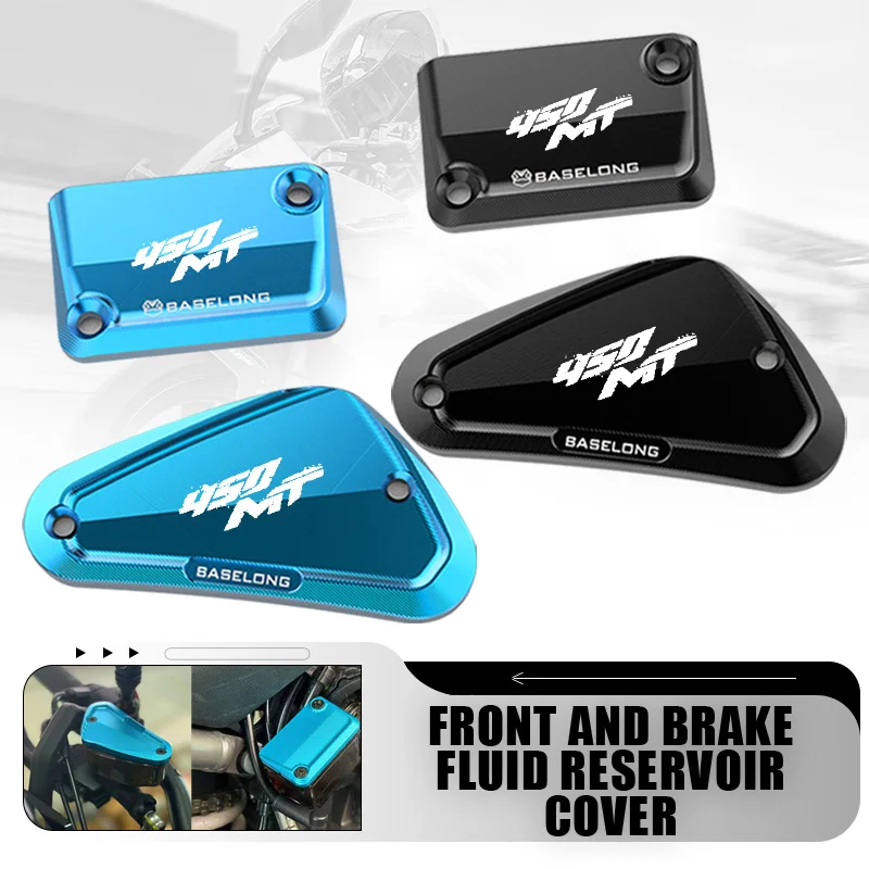 

ДЛЯ CFMOTO CF MOTO 450MT IBEX450 450 MT 2023-2025 2024 Аксессуары для мотоциклов Передняя и задняя крышка резервуара для жидкости тормозной муфты