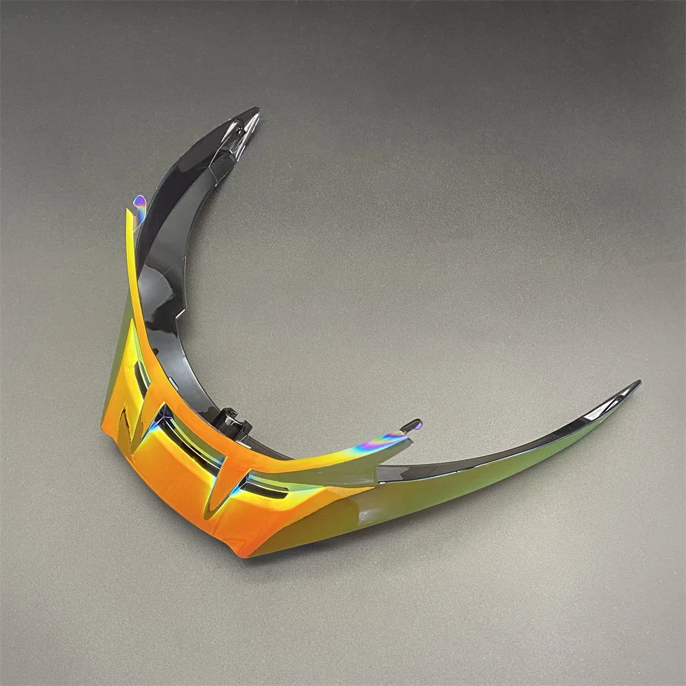 오토바이 헬멧 MOTORAX R50S 용 다채로운 스포일러 후면 트림 헬멧 스포일러 케이스 헬멧 액세서리