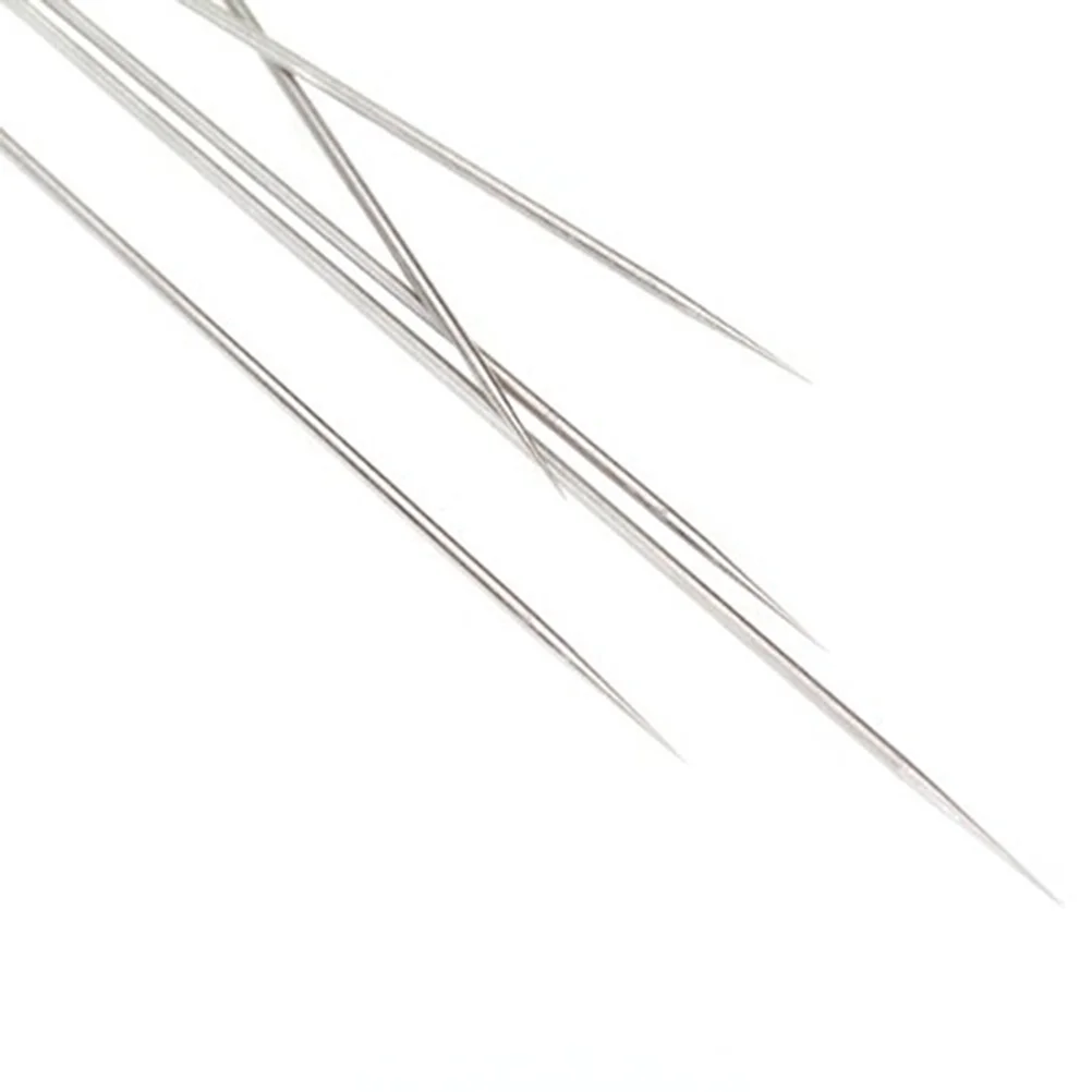 

5pcs 0.3Mm Airbrush Needle Stainless Steel Replacement Tip For Fine Line Spraying Longer Taper Design Art Supplies Tool