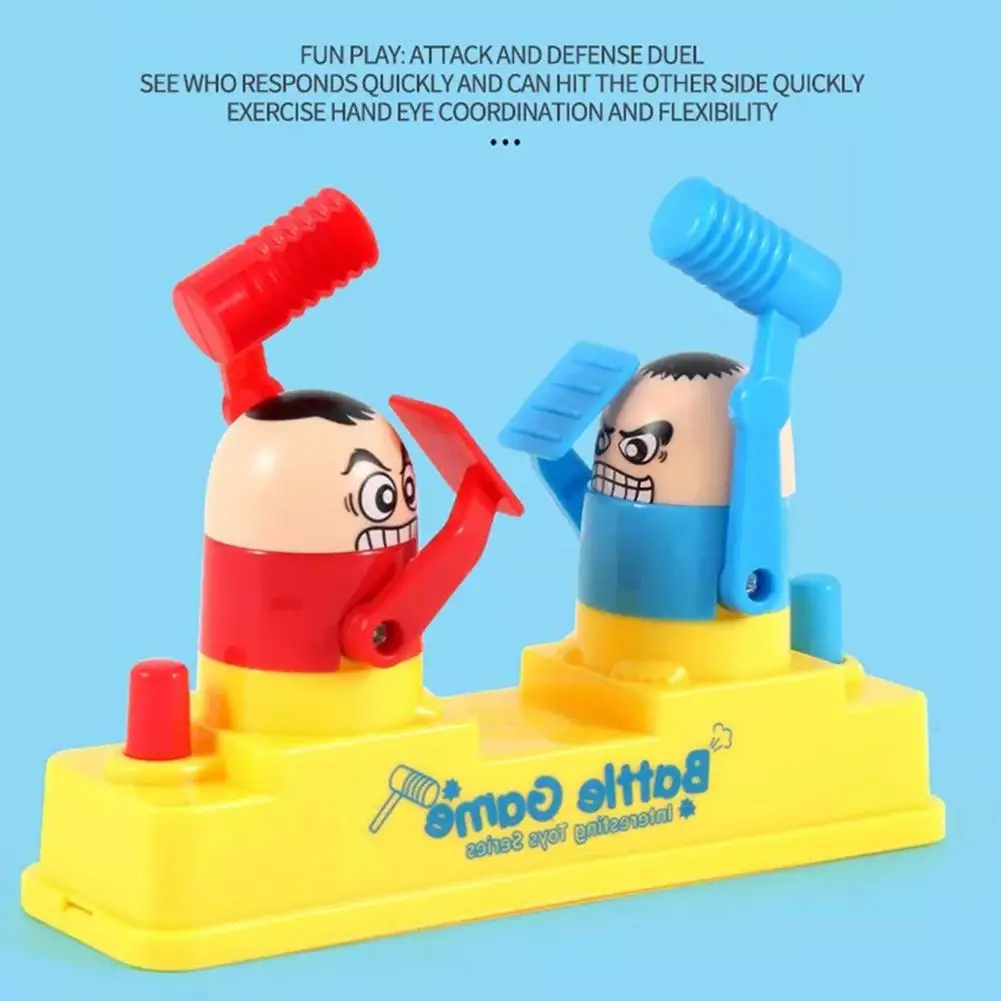 Funny Practical Joke Fight Battle Antistress Toy Prank Interaction Play Table Game Toys Kid Board Games Punching Game Toys Gifts