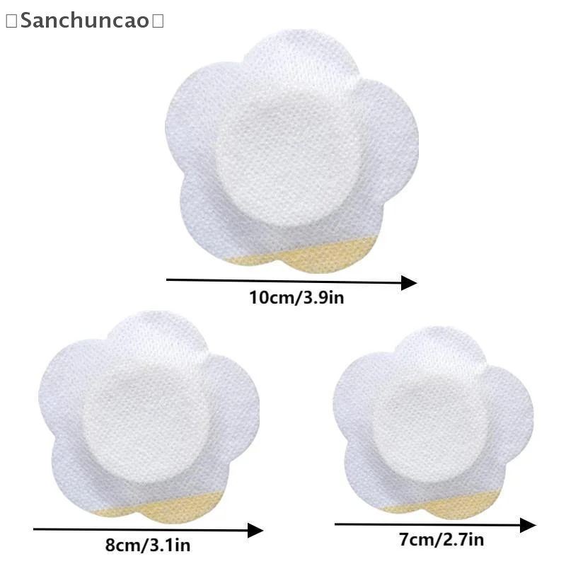 〔San〕50pcs Replacement Disposable Castor Oil Pack Self-Adhesive Adhesive Navel Stickers Seepage Resistant Belly Button Protect