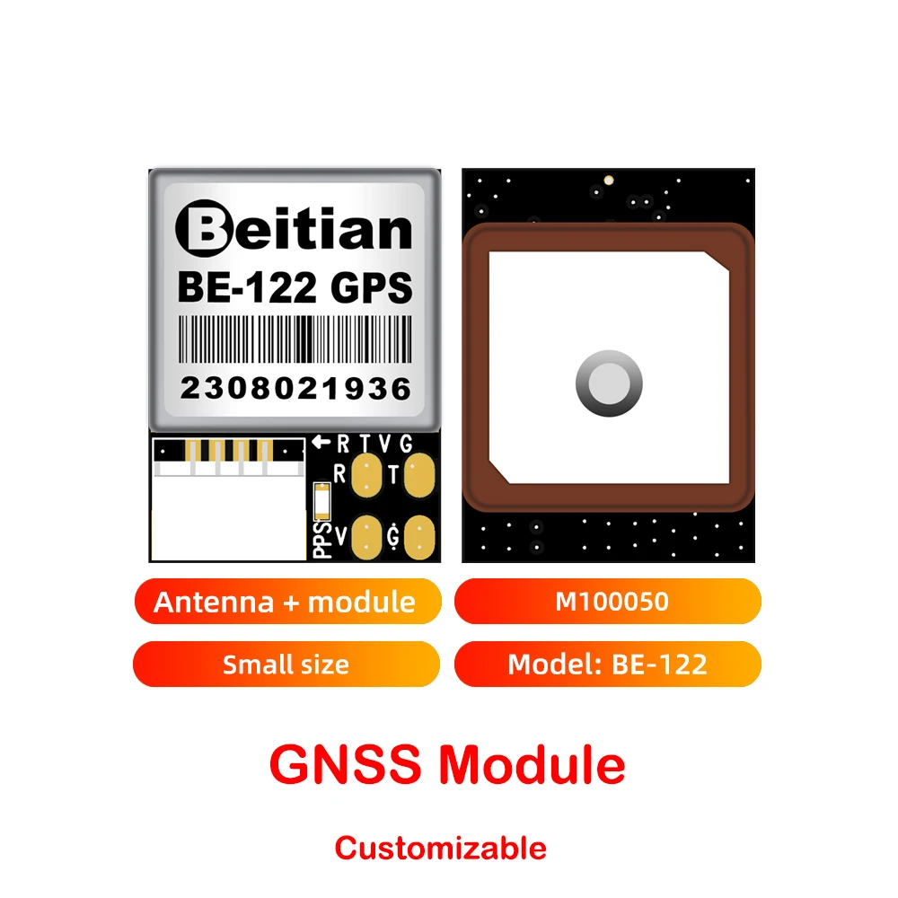 Beitian GPS Module BE-122 M10 GNSS GPS Antenna Receiver with Flash for Flight Controller FPV UAV PX4 PIX32 RC Drone