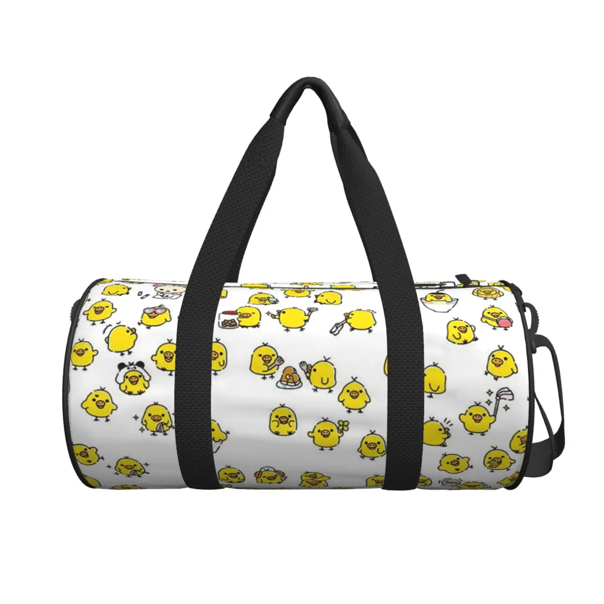 

Большая спортивная сумка Rilakkuma с милым узором Kiiroitori, многофункциональная дорожная сумка Duffle, сумки для фитнеса