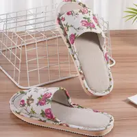 Fashion Floral Slippers Women Casual Comfortable Indoor Home Flat Shoes Anti Slip Sandals Spring Autumn September Essential - Image 5