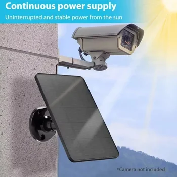 Type-C Solar Cells Charger Solar Panels 10W 5V Solar Panel Micro for Security Camera Small