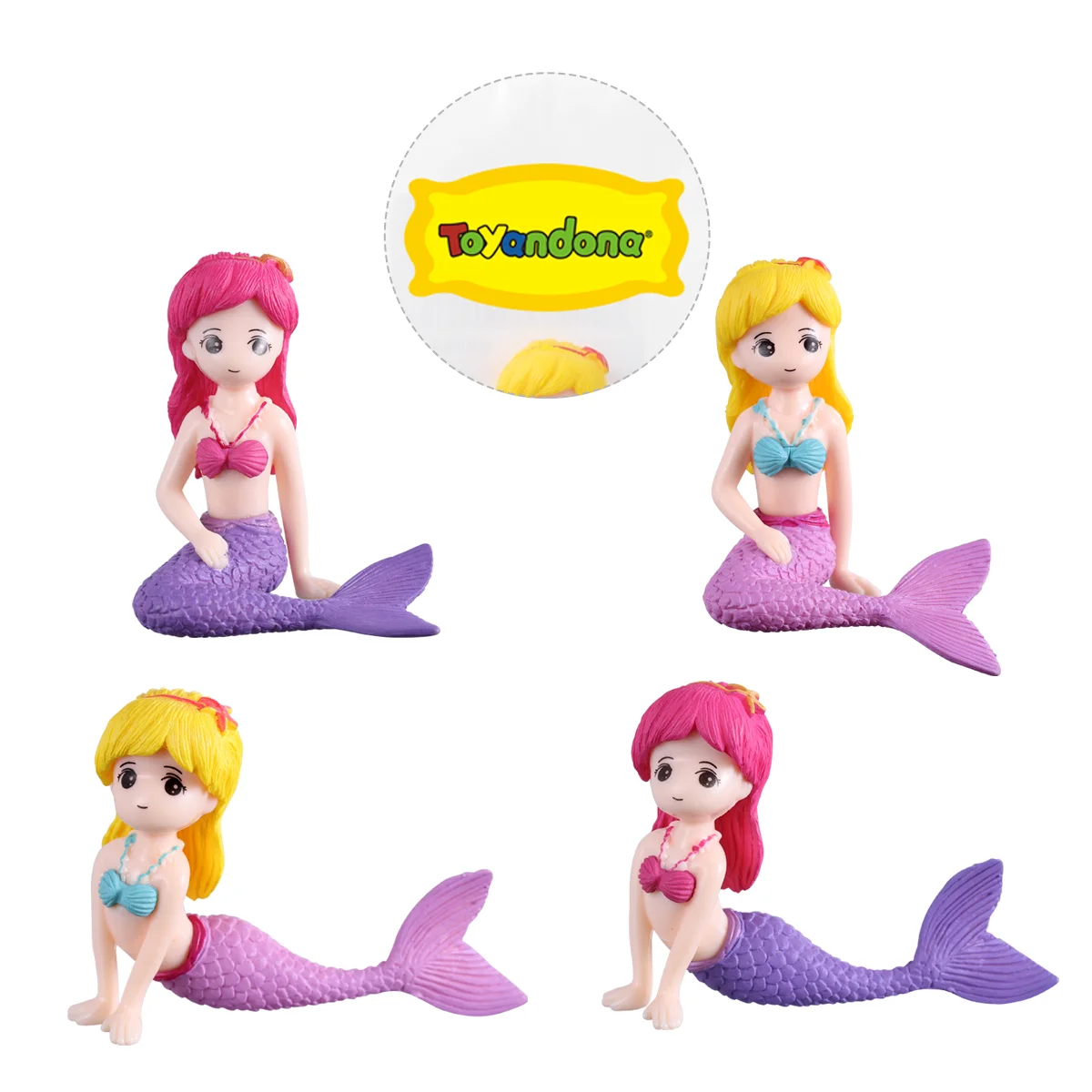 Party Cake Decoration Mermaid Design Topper Girl Baking Ornament Lovely Baby