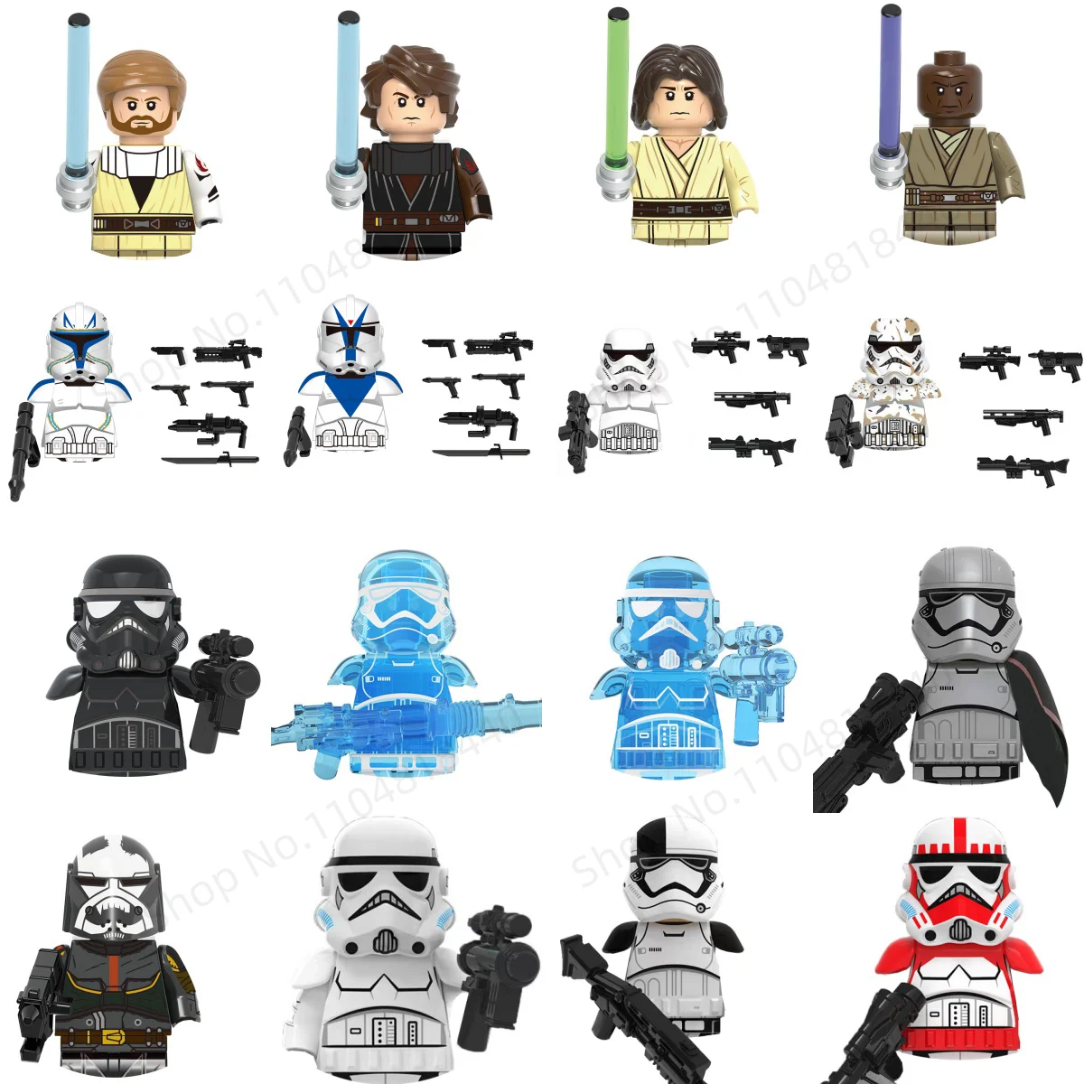 

Star Wars Clone Wars Legion Palpatine Mace Windu Darth Vader action Mini Building blocks bricks Children's toy Gift