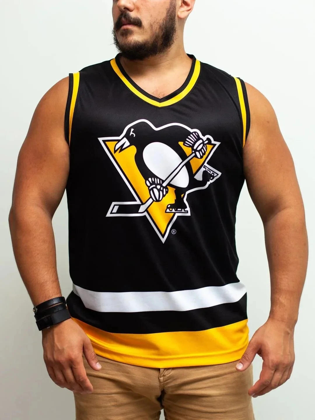 Neues Pittsburgh Penguins Eishockey-Trikot, bedrucktes, schnell trocknendes, lässiges, tägliches Sport-T-Shirt für Herren mit kurzen Ärmeln